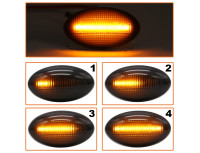MINI R53 01-07 LED stranski smerniki DIMLJENI DYNAMIC KOMPLET 2 kosov