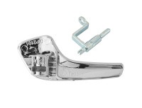 Opel Corsa D 06-14 klamka wewnętrzna CHROM prawa + bolec klamki wewnętrznej 2 szt. KPL