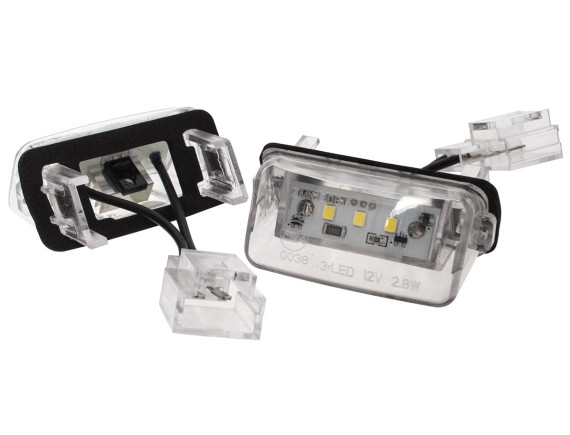 Peugeot 206 207 306 307 308 406 407 5008 Expert Partner Traveller LED luči za registrsko tablico, komplet 2 kosov