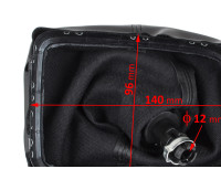 Seat Alhambra 00-10 ČRNA ročica prestavne ročice + ČRNE 6-STOPENJSKE MANŠASTE z okvirjem