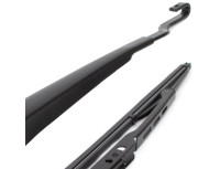 Seat Leon I 99-06 wycieraczka tylna ramię + pióro Z MIEJSCEM NA SPRYSKIWACZ + dysza spryskiwacza szyby tylnej KPL