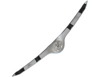 Skoda Superb II 08-15 listwa atrapy pod emblemat CHROM