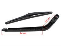Toyota Yaris 01-06 ročica zadnjega brisalca + metlica JAPONSKA VERZIJA