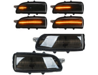 Volvo S40 II 04-12 levi + desni smernik ogledalo DYNAMIC LED 2-delni komplet