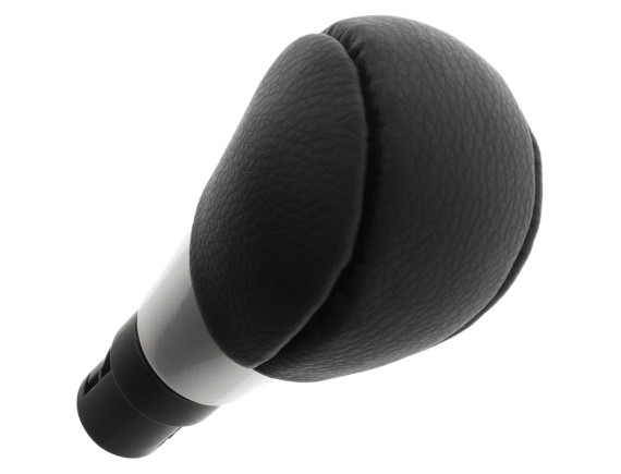 Volvo S60 10-18 ročica menjalnika ČRNO EKO USNJE / SREBRNA BREZ DIAGRAMA