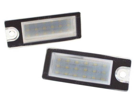 Volvo S60 S80 V70 XC70 XC90 LED luči za registrsko tablico, komplet 2 kosov