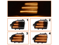 Volvo XC90 06-14 LED stranski smerniki DYNAMIC, 2-delni komplet