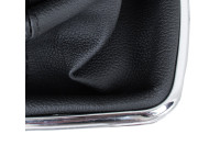 VW Golf IV 97-03 ČRNA prestavna ročica + manšeta s kromiranim okvirjem 6 prestav 12MM luknja