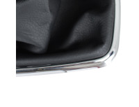 VW Golf IV 97-03 ČRNA prestavna ročica + manšeta s kromiranim okvirjem 6 prestav 23MM luknja