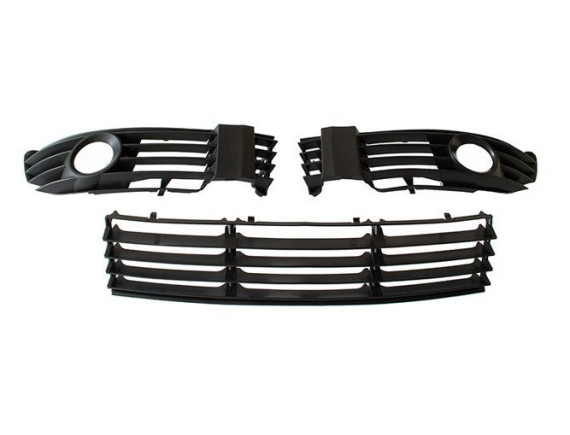 VW Passat B5 FL 00-05 S HALOGENIMI ŽARNICAMI v sprednjem odbijaču L+D+srednji komplet