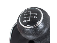 VW Sharan 2000- ČRNA prestavna ročica + manšeta s kromiranim okvirjem 5 PRESTAV 23MM LUKNJA