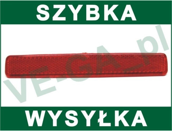 VW T5 03- levi zadnji odsevnik odbijača