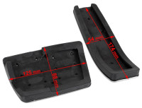 VW Touareg I II 02-13 AVTOMATSKI PARTNERJI ZA PEDAL, 2-DELNI KOMPLET