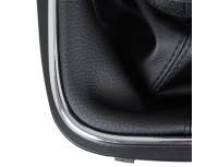 VW Touran 09-12 SREBRNA + ČRNA ročica prestavne ročice s kromiranim okvirjem 5 PRESTAV