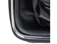 VW Touran 09-12 SREBRNA + ČRNA ročica prestavne ročice s kromiranim okvirjem 6 PRESTAV