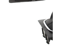VW Touran 09-12 SREBRNA + ČRNA ročica prestavne ročice s kromiranim okvirjem 6 PRESTAV