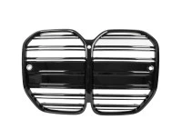 BMW 4 G22 G23 2020- atrapa między reflektory (nerki) BLACK GLOSSY + ZAŚLEPKA
