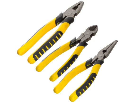 M MODECAR Zestaw narzędzi Pliers 3PCS - Kombinerki Obcinaczki Szczypce warsztatowe 3 szt. KPL