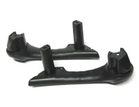 Renault Megane II 02-05 uchwyt wewnętrzny drzwi przednich lewy + prawy kpl. CZARNE