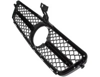 Mercedes Klasa C W204 19-23 atrapa między reflektory (grill) PIANO BLACK-+-CHROM