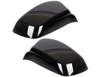 BMW 5 E60 E61 03-08 nakładka lusterka BLACK GLOSSY lewa + prawa 2 szt. KPL