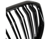 BMW X5 G05 2019- atrapa między reflektory (nerki) BLACK GLOSSY DOUBLE BAR