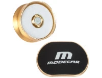 M MODECAR Dyfuzor zapachowy na kratkę nawiewu  WF-108 - ZŁOTY METAL + CZARNA SKÓRA