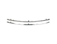 Peugeot 508 I 10-15 listwa GÓRNA + DOLNA atrapy między reflektory (grilla) CHROM 2 szt. KPL