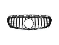 Mercedes KLASA A W176 12-18 atrapa między reflektory (grill) PANAMERICANA PIANO BLACK