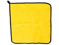 M MODECAR Ręcznik z Polaru Koralowego 40x40cm 500gsm ŻÓŁTO-SZARY z OBSZYCIEM