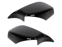 BMW 5 E60 E61 03-08 nakładka lusterka BLACK GLOSSY lewa + prawa 2 szt. KPL