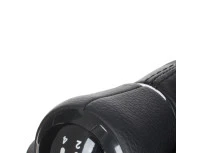 Audi A3 8L 96-03 gałka zmiany biegów CZARNA EKOSKÓRA 5 BIEGÓW + mieszek CZARNY z ramką OTWÓR 23 MM