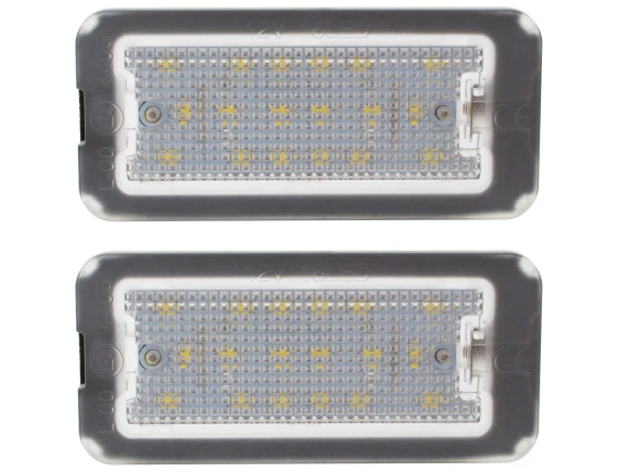 Fiat 500 2007- lampki podświetlenia tablicy rejestracyjnej LED 2 szt. kpl.