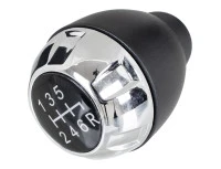 Jeep Wrangler 07-13 gałka zmiany biegów CZARNA + CHROM 6 BIEGÓW