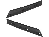 MINI R50 R53 01-06 listwa osłona zewnętrzna słupka A CZARNY POŁYSK lewa + prawa 2 szt. KPL