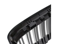 BMW 3 E36 91-96 atrapy między reflektory (nerki) lewa + prawa kpl. BLACK GLOSSY DOUBLE BAR