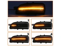 Volvo C30 06-12 kierunkowskaz w lusterko lewy + prawy DYMIONY DYNAMICZNY LED 2 szt. KPL