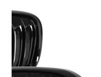 BMW X1 F48 15-19 atrapy między reflektory (nerki) lewa + prawa kpl. BLACK GLOSSY DOUBLE BAR