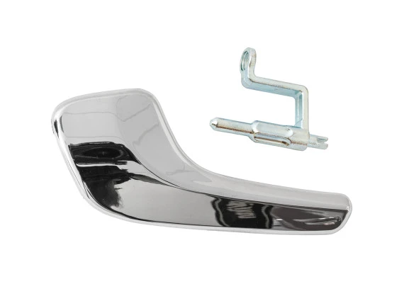 Opel Corsa D 06-14 klamka wewnętrzna CHROM lewa + bolec klamki wewnętrznej 2 szt. KPL