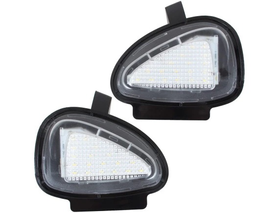 VW CC Eos Golf VI Jetta IV Passat CC B7 Tiguan Touran Scirocco Sharan II Seat Alhambra II lampki podświetlenia lusterek LED 2 szt. kpl.