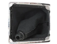 Ford Focus Mk2 04-11 gałka zmiany biegów SILVER + mieszek z ramką CHROM 5 BIEGÓW
