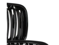 BMW 3 E46 98-01 SEDAN / KOMBI atrapy między reflektory (nerki) lewa + prawa kpl. BLACK GLOSSY DOUBLE BAR