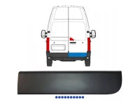 Renault Master III 2010- listwa drzwi TYLNYCH prawych