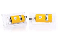 BMW 3 E46 98-03 2-VRATNI COUPE LED luči za registrsko tablico, 2-delni komplet
