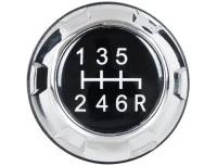 Jeep Wrangler 07-13 gałka zmiany biegów CZARNA + CHROM 6 BIEGÓW