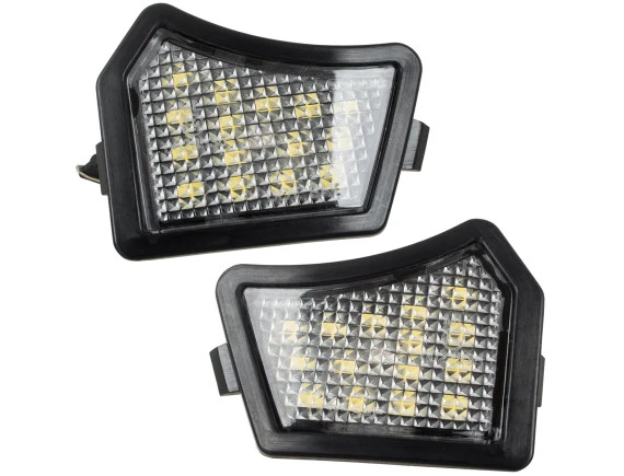 Volvo C30 C70 II S40 II S60 I II S80 I II V40 II V50 V60 V70 II III XC70 I II XC90 lampki podświetlenia lusterek LED 2 szt. kpl.