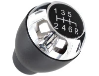 Jeep Wrangler 07-13 gałka zmiany biegów CZARNA + CHROM 6 BIEGÓW