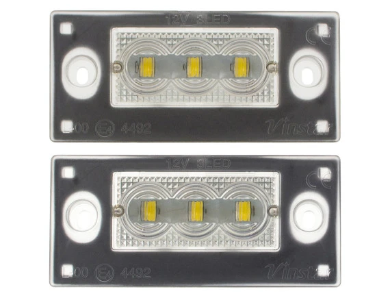Audi A3 8L 00-03 A4 S4 Avant 99-01 lampki podświetlenia tablicy rejestracyjnej LED 2 szt. kpl.