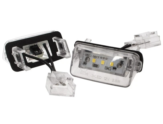 Citroen Berlingo C3 C4 C5 DS4 Jumpy Saxo Spacetourer Xsara LED luči za registrsko tablico, komplet 2 kosov