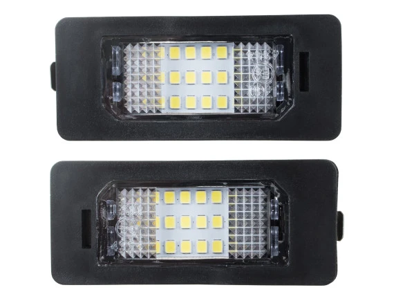 BMW E39 E60 E61 E82 E88 E90 E91 E92 E93 X5 E70 X6 E71 E72 LED luči za registrsko tablico, komplet 2 kosov